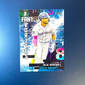 Julio Rodríguez Fantasy Favorites Insert 2024 Topps Series 2